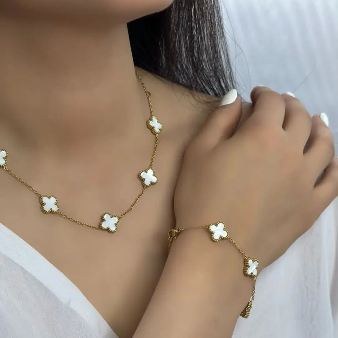SET VAN CLEEF CADENA + PULSERA