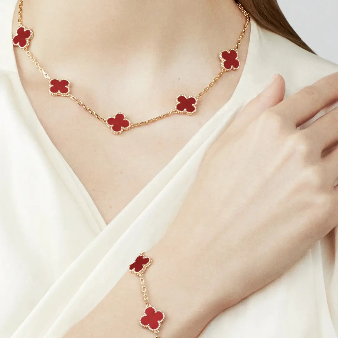 SET VAN CLEEF CADENA + PULSERA