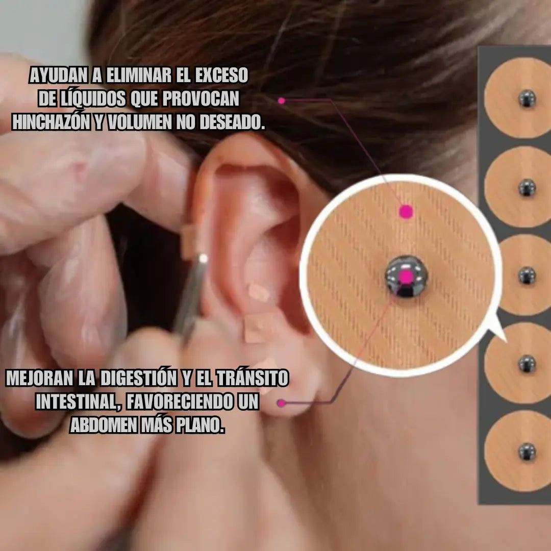 BALINES MAGNETICOS MAGNIFIT® + GUIA DE AURICULOTERAPIA