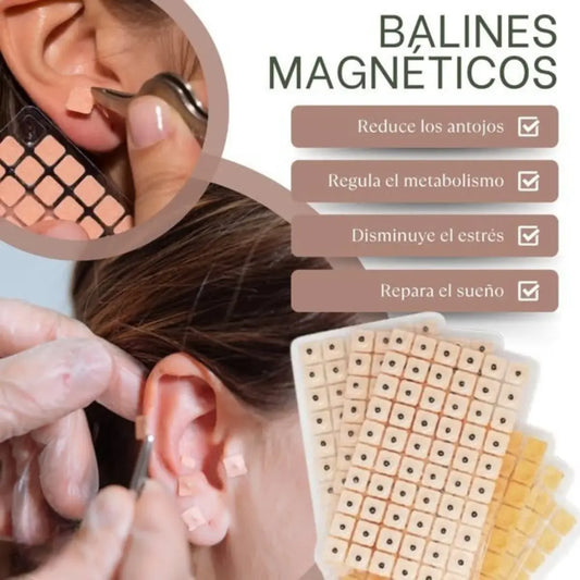 BALINES MAGNETICOS MAGNIFIT®  + GUIA DE AURICULOTERAPIA