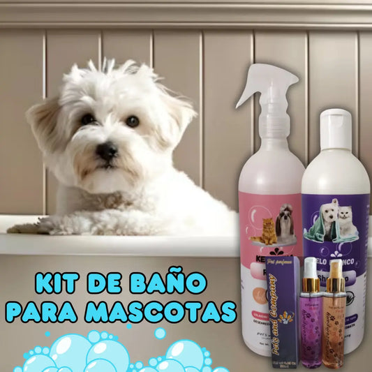 KIT DE BAÑO PARA MASCOTAS