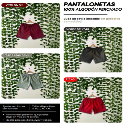 PACK DE PANTALONETAS X3