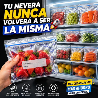 30 BOLSAS HERMETICAS DE ALUMINIO FRESHPACK