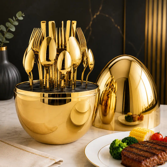 SET DE CUBIERTOS DE LUJO X 24